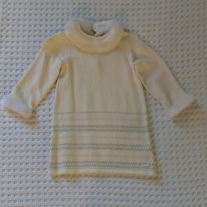 Janie and Jack Cream Knit Dress